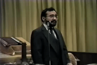 VERY RARE  Rabbi Binyamin Kahane HYD speaks at Kissena Jewish Center, 2 25 92(1) 01:28:03